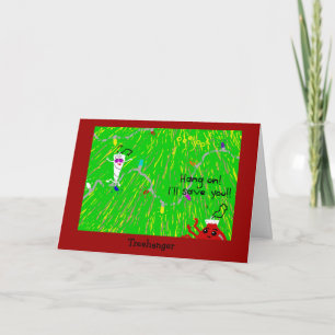 Tarjeta Festiva Treehanger