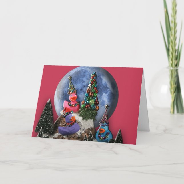 Tarjeta Festiva Treehead Nirvana (Anverso)