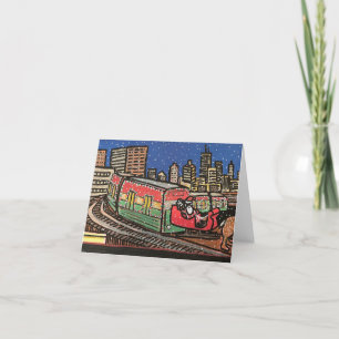 Tarjeta Festiva Tren de Santa de Chicago CTA