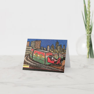 Tarjeta Festiva Tren de Santa de Chicago CTA