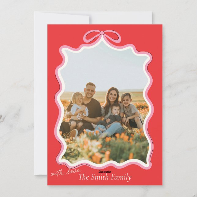 Tarjeta Festiva Trendy Fa La La  (Reverso)