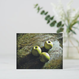 Tarjeta Festiva Tres manzanas