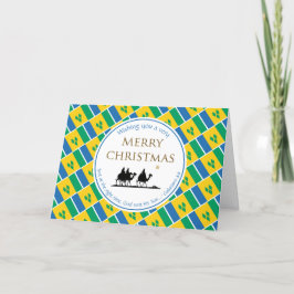 Tarjeta Festiva Tres sabios Navidades ST VINCENT