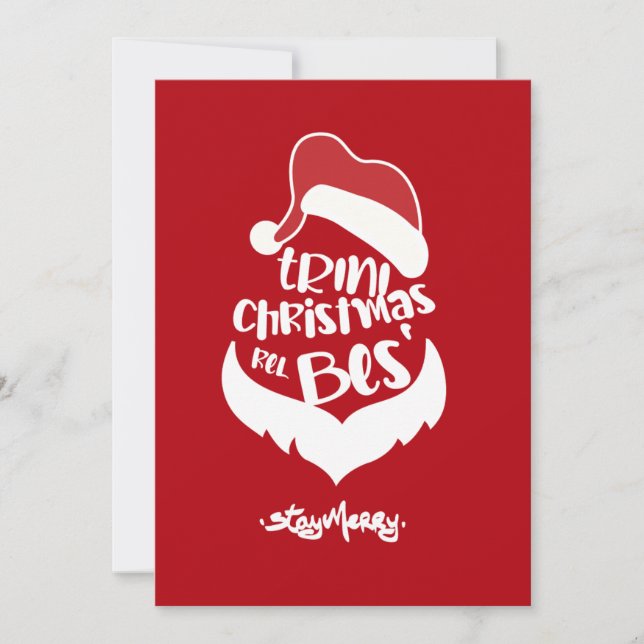 TARJETA FESTIVA TRINI NAVIDADES RE'L BES (Anverso)