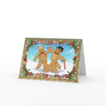 Trío del pan de jengibre con verso