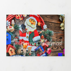 TARJETA FESTIVA TRÍPTICA