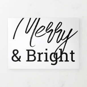 TARJETA FESTIVA TRÍPTICA 