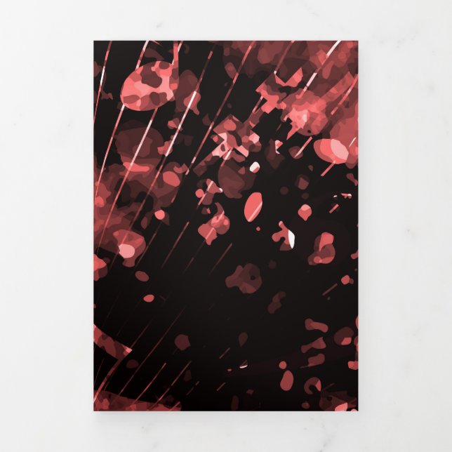 Tarjeta Festiva Tríptica Atmósfera musical 4 (Foto de portada)