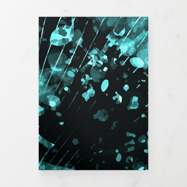 Tarjeta Festiva Tríptica Atmósfera musical 6 (Foto de portada)