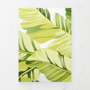 Tarjeta Festiva Tríptica Banana deja 4