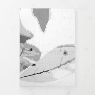 Tarjeta Festiva Tríptica Colores otoñales, hojas 2