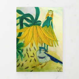 Tarjeta Festiva Tríptica Cómo Jay consiguió su Jacket