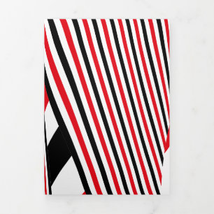 Tarjeta Festiva Tríptica Creación de patrones abstractos 2