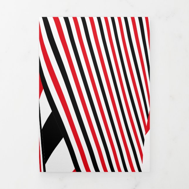 Tarjeta Festiva Tríptica Creación de patrones abstractos 2 (Foto de portada)