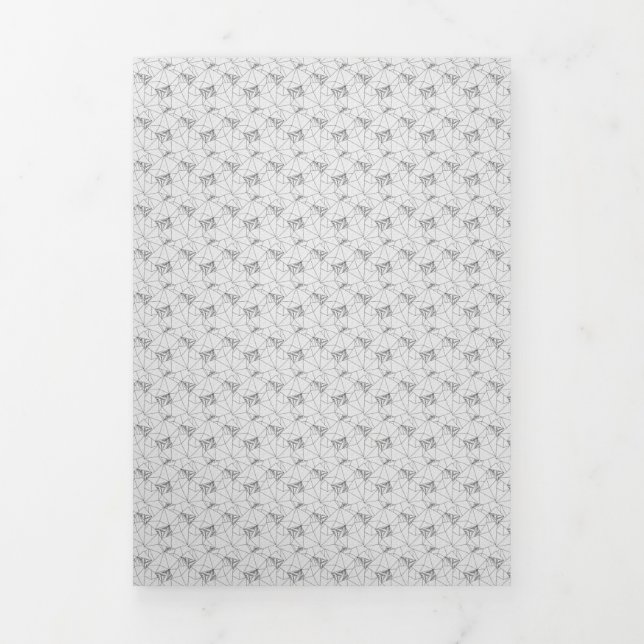 Tarjeta Festiva Tríptica diseño vertical Ciento dos (Foto de portada)
