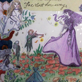 Tarjeta Festiva Tríptica El Wanderer Maravilla