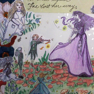 Tarjeta Festiva Tríptica El Wanderer Maravilla