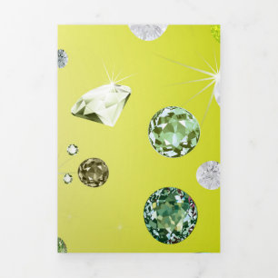 Tarjeta Festiva Tríptica Galaxia Diamond 8