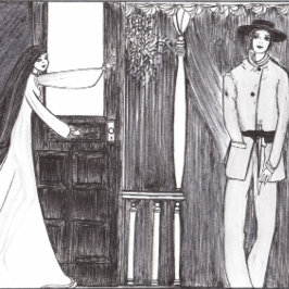 Tarjeta Festiva Tríptica Minie Ball #1