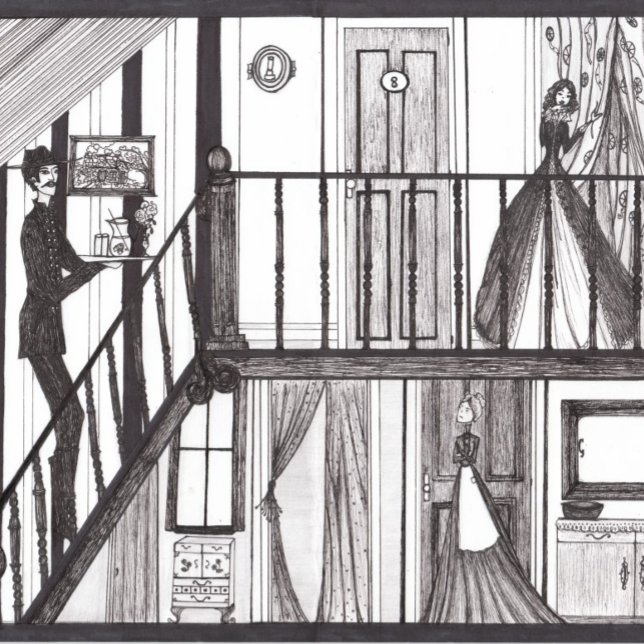 Tarjeta Festiva Tríptica Minie Ball #2 (Subido por el creador)