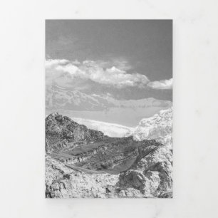 Tarjeta Festiva Tríptica Montañas (fotomontaje) 3