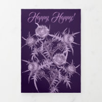 patrón de flor violeta