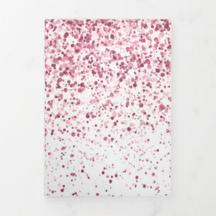 Tarjeta Festiva Tríptica Patrón de gradiente de brillo 2