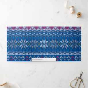 Tarjeta Festiva Tríptica Patrón de motivos simples 3