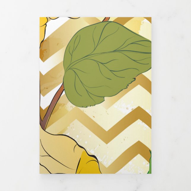 Tarjeta Festiva Tríptica Rosas 10 (Foto de portada)