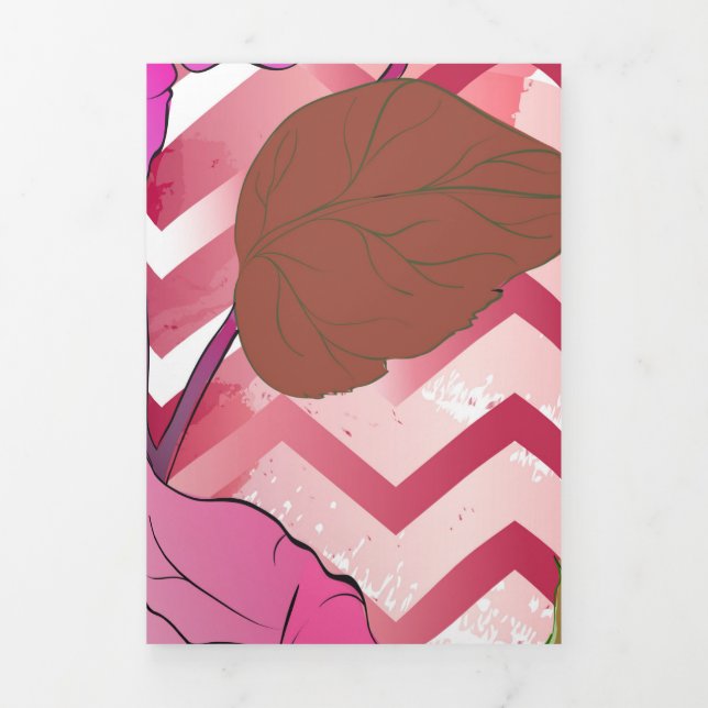 Tarjeta Festiva Tríptica Rosas 33 (Foto de portada)