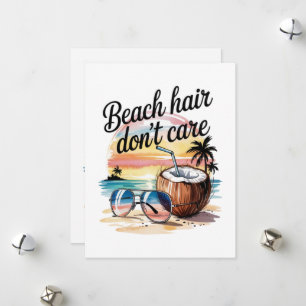Tarjeta Festiva Tripulación de primos vacaciones de verano en la p
