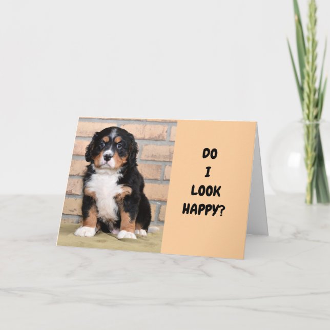 TARJETA FESTIVA TRISTE ME OLVIDÉ DE "TU CUMPLEAÑOS" (Anverso)