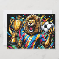 Trofeo de Campeón de Fútbol de Leones Victoria de