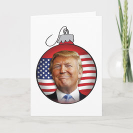 Tarjeta Festiva Trump para Navidades