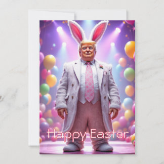 Tarjeta Festiva Trump - Pascua feliz