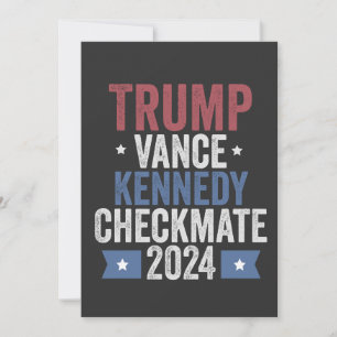 Tarjeta Festiva Trump Vance Kennedy recuperará a Estados Unidos
