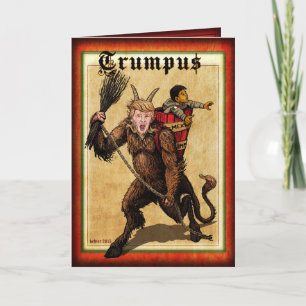 TARJETA FESTIVA TRUMPUS - LAS COSECHAS DE LA TEMPORADA
