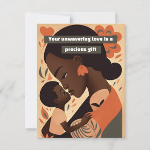 Tarjeta Festiva Tu amor inquebrantable es un regalo precioso