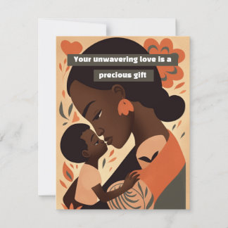 Tarjeta Festiva Tu amor inquebrantable es un regalo precioso