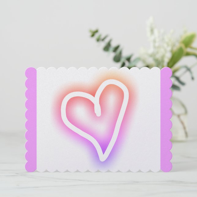 Tarjeta Festiva Tu B'Av Moderno ט ״ ו ב א ב (Anverso de pie)