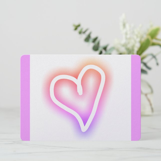 Tarjeta Festiva Tu B'Av Moderno ט ״ ו ב א ב (Anverso de pie)