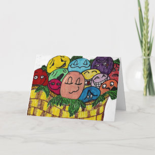 TARJETA FESTIVA TU BUENA CARTA MÁS FÁCIL DE HUEVOS