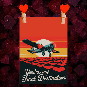 Tarjeta Festiva Tu destino final, El día de San Valentín de Vintag