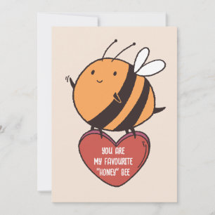 TARJETA FESTIVA TÚ ERES MI APA DE MIEL FAVORITA