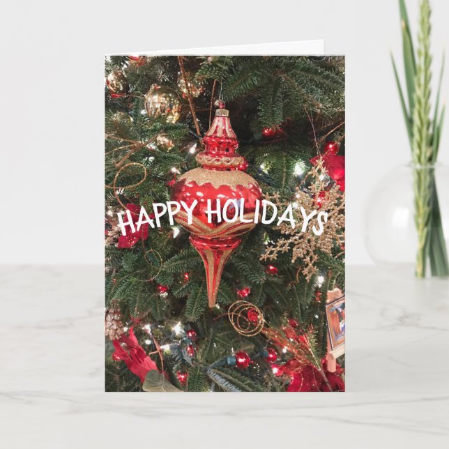 TARJETA FESTIVA **TÚ** SIEMPRE SON NAVIDADES QUERIDOS (Anverso)