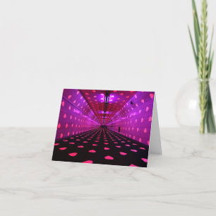 Tarjeta Festiva Túnel De Corazones