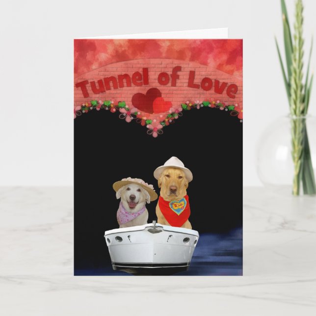 Tarjeta Festiva Túnel del amor (Anverso)