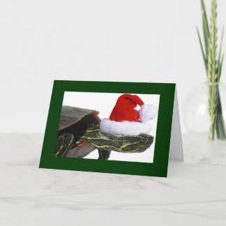 Tarjeta Festiva Turno Santa Holiday Card