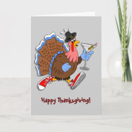 Tarjeta Festiva Turquía achispada (Martini)