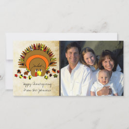 Tarjeta Festiva Turquía de color completo y suave